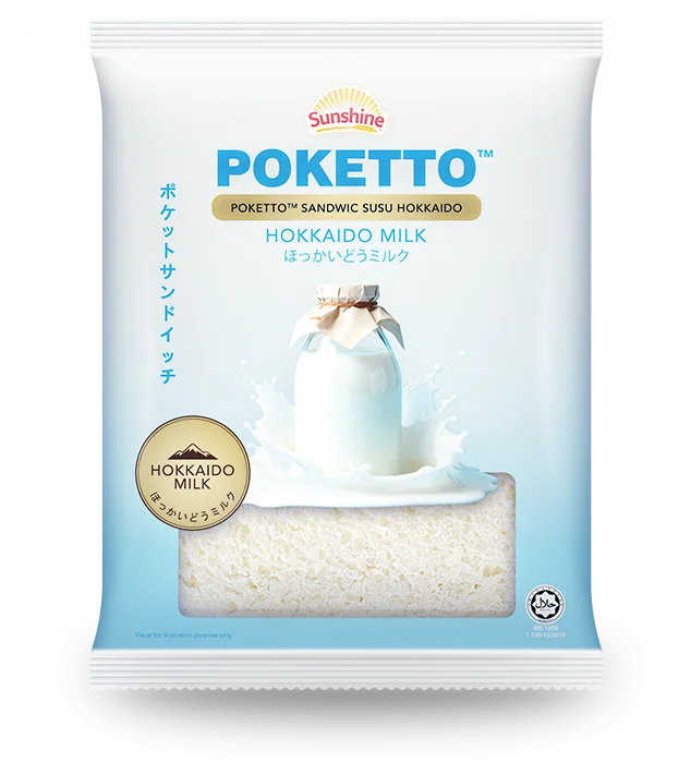 Poketto Sandwich Hokkaido Milk - Product